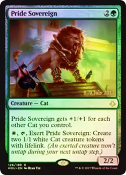 MTG Pride Sovereign - Foil - Prerelease Promo, Light Play, English Promo: Prerel - Image 1
