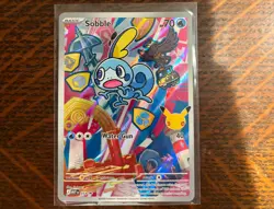 Series 2 First Partner Illustration Galar Grookey 052, Scorbunny 053, Sobble 054 - Image 3