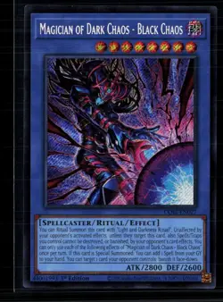 Yu-Gi-Oh! Magician of Dark Chaos - Black Chaos Chaos Origins SR CORI-EN027 - Image 1