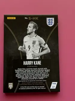 2016-17 Panini Black Gold - Stars Harry Kane #S-Hk England - Image 2