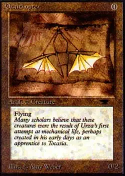 MTG Ornithopter, Light Play, English Antiquities - Image 1