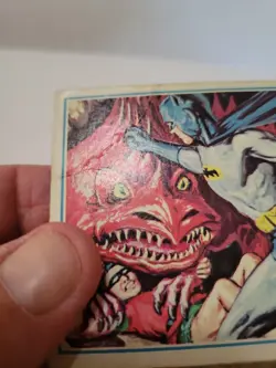 1966 Topps Batman Blue Bat Set-Break # 38B Beware The Bat-A-Rang PR - Image 2