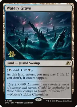 MTG Watery Grave - Foil - Prerelease Promo, NM-Mint, English Promo: Prerelease - Image 1