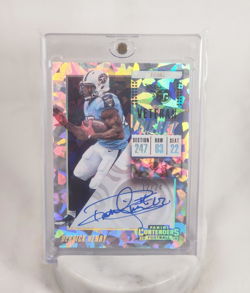 2018 Panini Contenders Derrick Henry On-Card Auto Cracked Ice /24 VT-DH Titans - Image 1