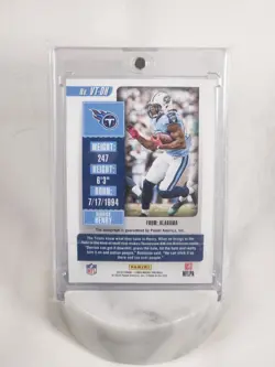 2018 Panini Contenders Derrick Henry On-Card Auto Cracked Ice /24 VT-DH Titans - Image 2