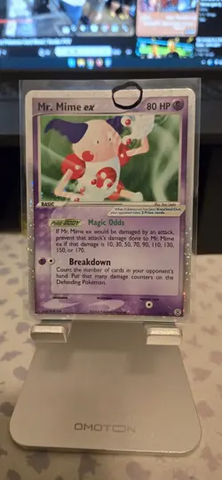 Mr. Mime Ex 110/112 Holo 🌀 Swirl 🌀 EX FireRed & LeafGreen 2004 NM Fast Ship! - Image 1