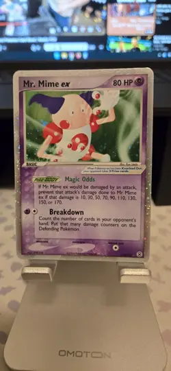 Mr. Mime Ex 110/112 Holo 🌀 Swirl 🌀 EX FireRed & LeafGreen 2004 NM Fast Ship! - Image 2