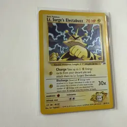 Pokemon TCG Lt. Surge's Electabuzz Gym Heroes 6/132 Holo Unlimited Rare - Image 4
