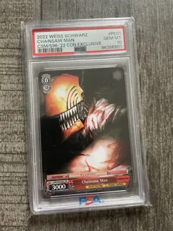 PSA 10 Chainsaw Man 2022 Con Exclusive CSM/S96-PE01 PR Promo Weiss Schwarz - Image 1