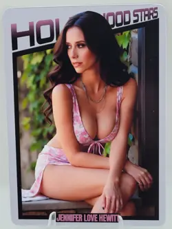 Jennifer Love Hewitt Hollywood Star Actress Actor Hot Spicy Custom Trading Card - Image 1