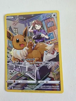 Eevee TG11/TG30 Ultra Rare Trainer Gallery Card Brilliant Stars NM Condition - Image 1