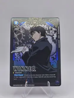 Union Arena: Fullmetal Alchemist - Roy Mustang U Foil Winner UEPR/FMA-1-053 - Image 5
