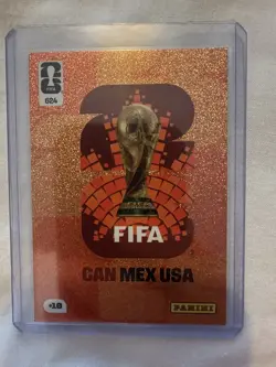Panini Fifa World Cup 2026 Card 624 - Red/Orange Emblem Card World Cup - Image 1