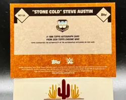 2026 Topps Chrome Sapphire WWE Stone Cold Steve Austin 1986 On Card Auto #86T-SA - Image 2