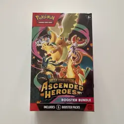Pokemon TCG Mega Evolution—Ascended Heroes Booster Bundle Box 60 Cards English - Image 1