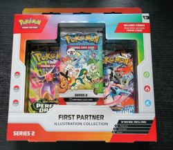 Pokemon TCG First Partner Illustration Collection Series 2 Box 3 Promo Cards - Image 1
