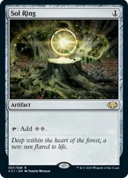 MTG Sol Ring, NM-Mint, English Commander Collection: Green - Image 1