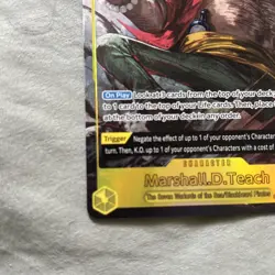 One Piece Card Marshall D. Teach OP16-119 SEC Alt Art EN NM/M - Image 2