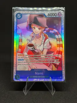 One Piece TCG Nami OP11-054 SR Super Rare Alt Art Straw Hat Crew NM English - Image 1