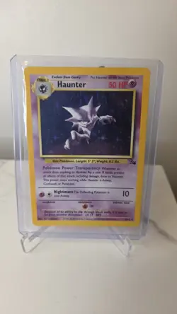Pokemon TCG Haunter Holo 6/62 Fossil Unlimited Rare Card WOTC 1999 - Image 1