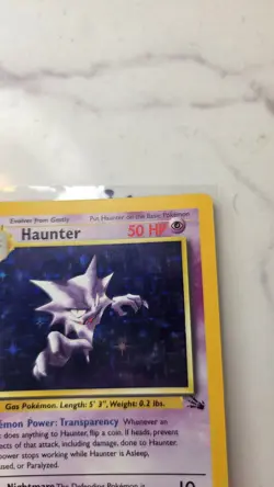 Pokemon TCG Haunter Holo 6/62 Fossil Unlimited Rare Card WOTC 1999 - Image 4