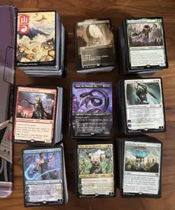 MTG Lot - Magic the Gathering Card Lot - Mythics, Rares, Foils, Full Art Lands - Image 1
