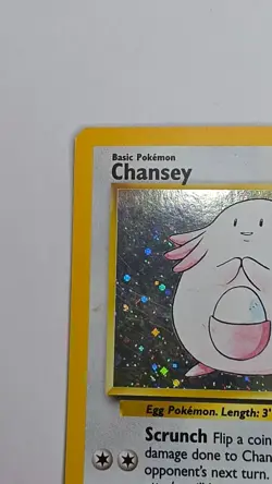 Chansey 3/130 Holo Rare Base Set 2 Vintage Wotc Pokemon Card - Image 5