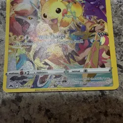Pokemon Pikachu TCG Card Crown Zenith 160/159 Holo Secret Rare Card NM - Image 2