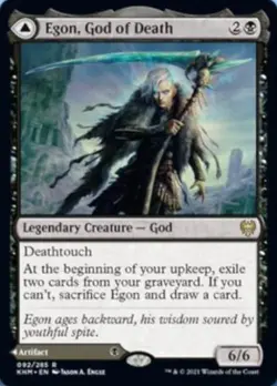 Egon, God of Death / Throne of Death - NM R : Kaldheim - Image 1