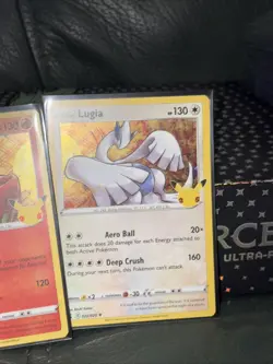 Ho-oh and Lugia Celebrations HOLOS 2 Card Set NM - Image 3