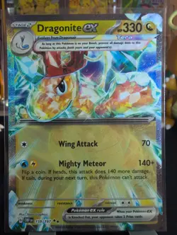 Dragonite EX Double Rare Holo Card 159/197 Sv03: Obsidian Flames Pokemon TCG NM - Image 2