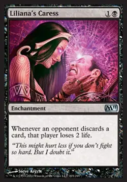 Liliana's Caress - LP U : Magic 2011 Core Set - Image 1