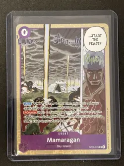 Bandai Mamaragan OP15-078 SR Sky Island Event Card EN - Image 1