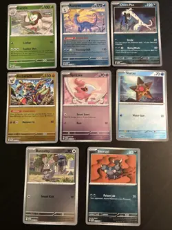 Pokemon Perfect Order 8 Card Reverse Holographic Lot TCG Nm Mint - Image 1