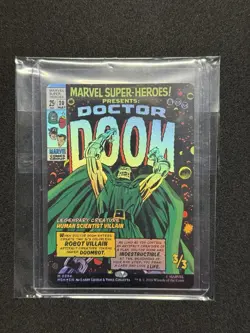 Doctor Doom (Borderless Foil) (#0394) Marvel Super Heroes MTG Card - Image 1