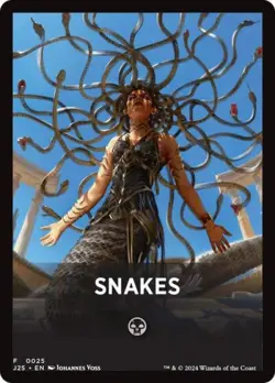 Snakes Theme Card - NM T : J25 - Image 1