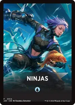Ninjas Theme Card - NM T : J25 - Image 1
