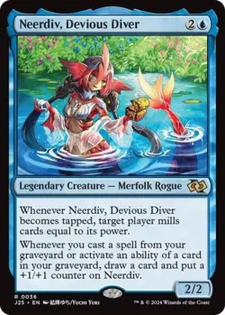 Neerdiv, Devious Diver (Anime) - NM R : J25 - Image 1