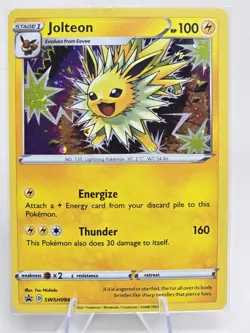 Jolteon SWSH094 SWSH: Sword & Shield Promo Cards Holo - Image 1