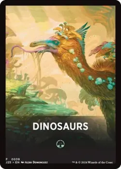 Dinosaurs Theme Card - NM T : J25 - Image 1