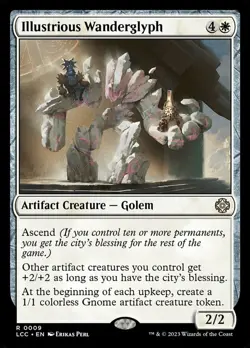 MTG Illustrious Wanderglyph, NM-Mint, English Commander: The Lost Caverns of Ixa - Image 1