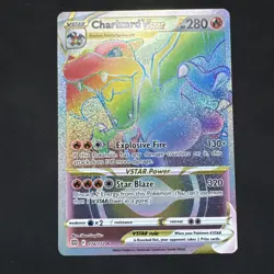 Pokemon TCG Charizard VSTAR Rainbow Secret Rare Card Brilliant Stars 174/172 ENG - Image 5