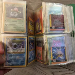 Pokemon TCG Collectible Binder - Growlithe, Green - Vintage Rare With Cards - Image 5