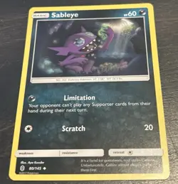 Pokemon TCG Sableye 3 Card Lot Reverse Holo/Holo English 80/145 105/185 - Image 1