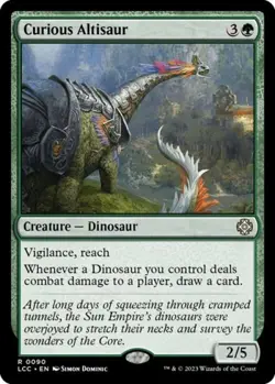Curious Altisaur - NM R : LCC - Image 1