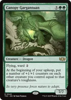 Canopy Gargantuan - NM R : Commander: Tarkir: Dragonstorm - Image 1