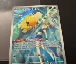 Pokemon card Misty's Psyduck 193/182 SV10 Illustration Rare IR destined rivals - Image 2