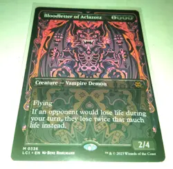MAGIC Bloodletter of Aclazotz CARD Lost Caverns of Ixalan 336 Vampire Demon MTG - Image 1