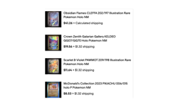 Pokemon cards lot of 4 - Image 1