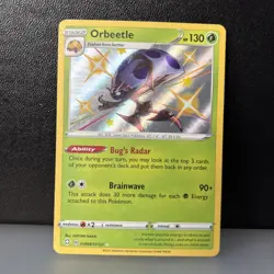 Orbeetle SV009/SV122 Shining Fates Holo Rare Baby Shiny Pokemon Card (NM) - Image 1